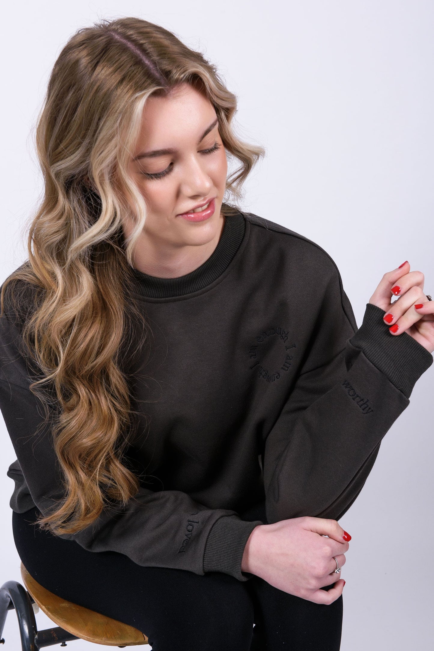 'I am Enough' sweatshirt