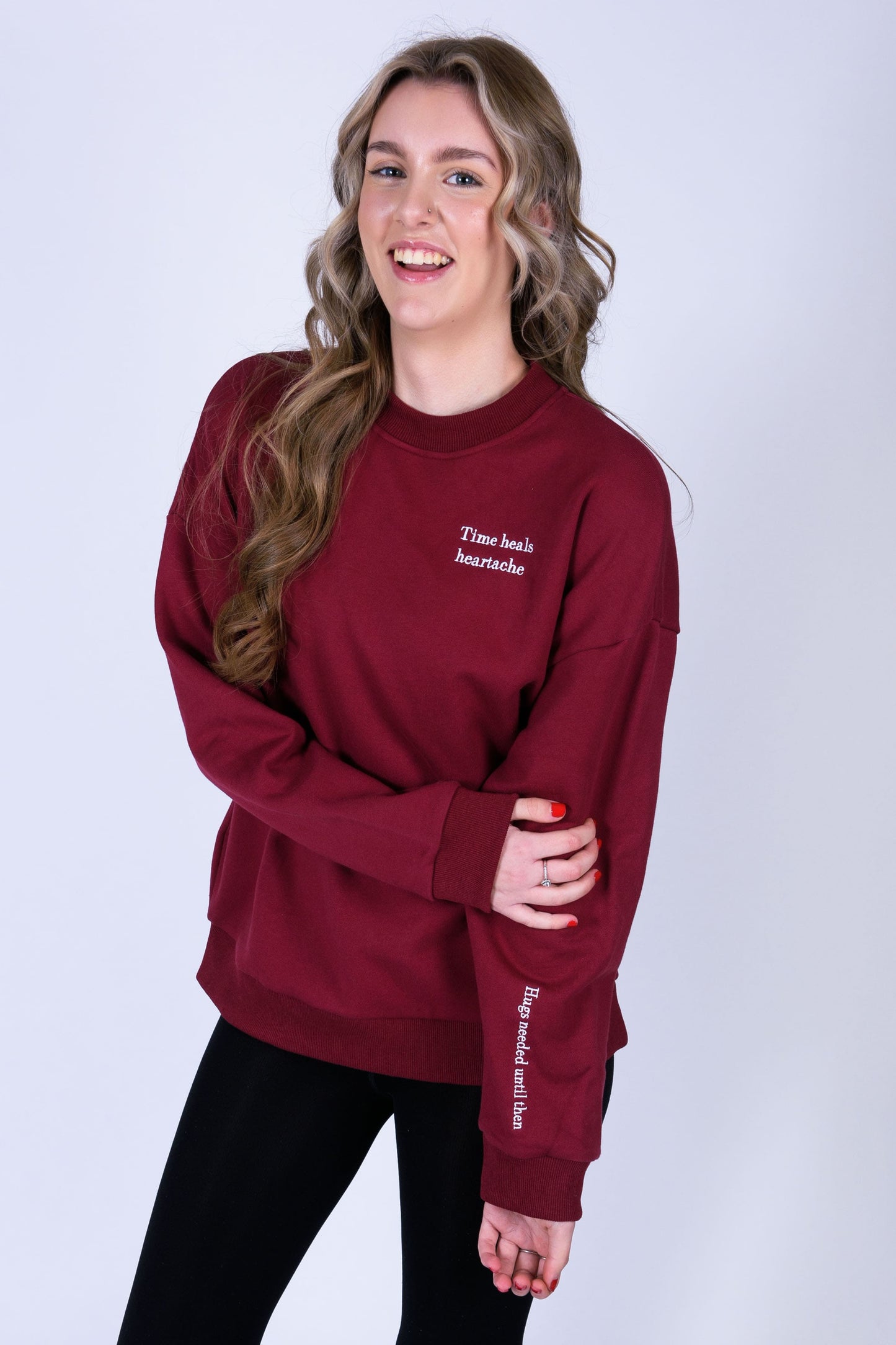 40% OFF - 'Time heals heartache' sweatshirt
