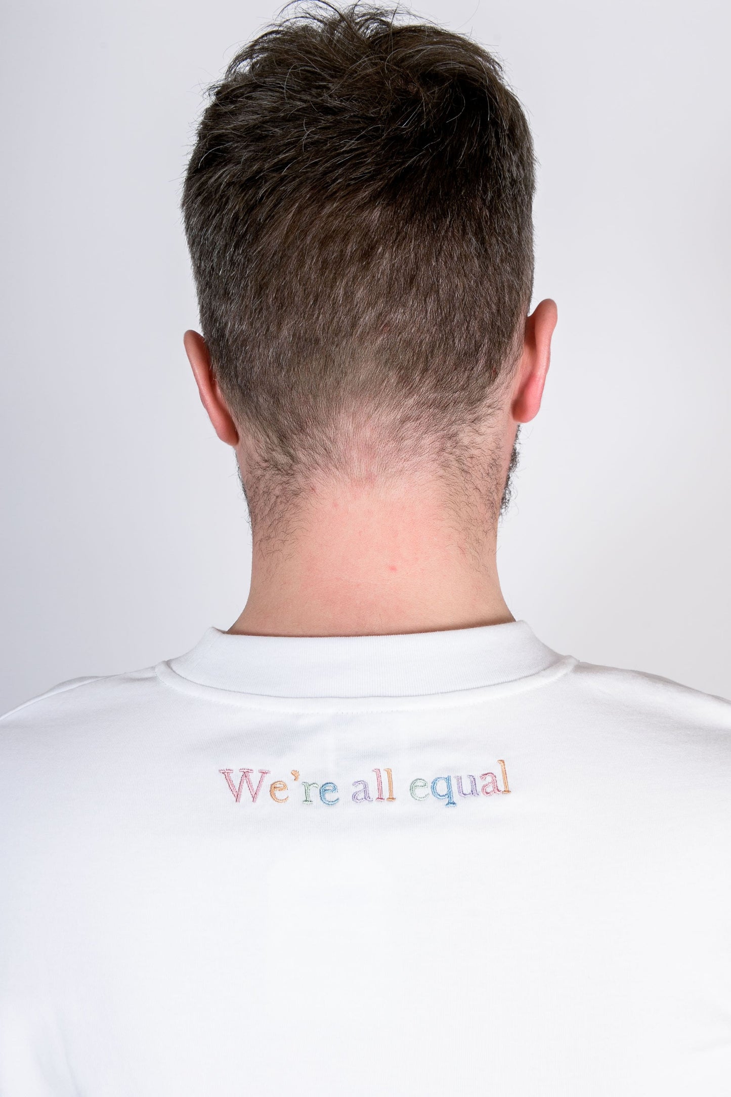 SALE Pastel 'PROUD' white t-shirt