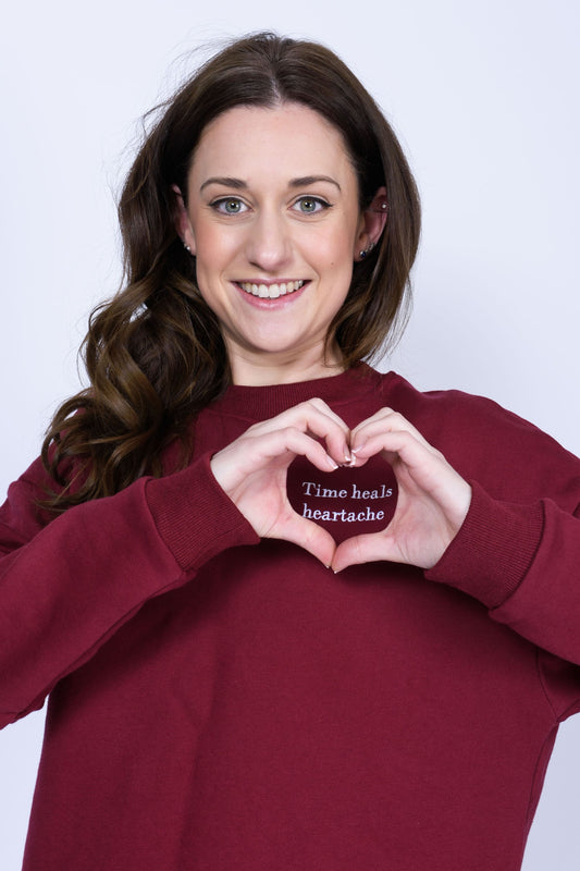 40% OFF - 'Time heals heartache' sweatshirt